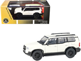 2024 Toyota Land Cruiser 250 Prado White Ice Cap 1/64 Diecast Model Car ... - £23.20 GBP