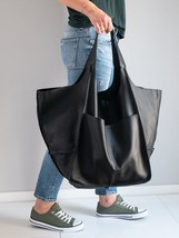 Casual Soft Large Capacity Tote Women Handbags Designer Aged Metal Look Luxury P - £41.91 GBP