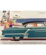 1950s Blue GM Oldsmobile 88 Holiday Coupe Advertising Print Ad 10.5&quot; x 1... - $13.99