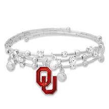 Oklahoma University Sooners Stella Wrap Around Bracelet NWT Made in USA - £11.72 GBP