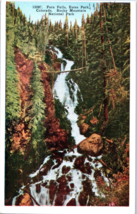 Fern Falls Estes Park Rocky Mountain National Park Colorado Postcard Posted 1934 - £11.62 GBP