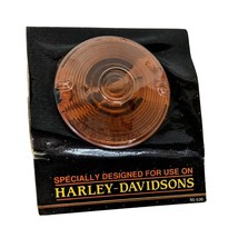 Orange Turn Signal Light Lens Cover For Harley 3.25 inch - £12.58 GBP