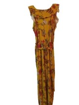 French Atmosphere Floral Jumpsuit Sleeveless W/Ruffle Ties At Waist Small NWT - £17.40 GBP