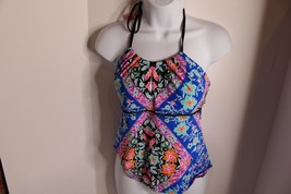 Nanette Lepore Tankini Top Tassel Small NEW $108 Swimsuit - £19.41 GBP