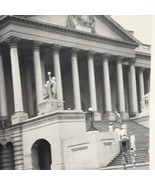 Capital Building Washington DC Photograph Original Snapshot 1930s BW Ame... - $12.99