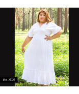 No.010 - Big Plus Size 1X,2X,3X,4X,5X,6X,7X Women&#39;s Clothing Caftan Kimo... - $46.00+