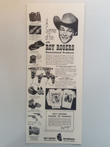 1954 Roy Rogers Products Hats Holsters Lunch Box Boots Vintage Magazine ... - £9.94 GBP