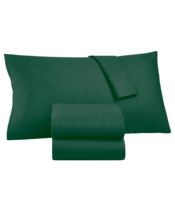 3 Piece Martha Stewart 100% Cotton Flannel Solid Eden Green Twin Sheet Set - £102.00 GBP