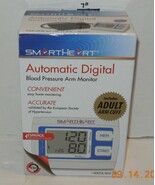 Smart Heart Automatic Adult Digital Blood Pressure Arm Monitor Model 01-539 - $659.23 MXN