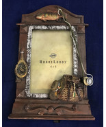 FISHERMAN&#39;S RESIN PICTURE FRAME: 4” X 6” FISHING FRAME by HOBBY LOBBY - £6.02 GBP