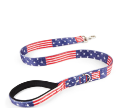 YOULY Big Dog American Flag Print Dog Leash, 4 ft.. By: Youly - £22.17 GBP