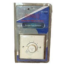 Oshtraco Rotary Single Fan Dimmer Socket PTC-E328 250W Universal Fit New... - $9.45