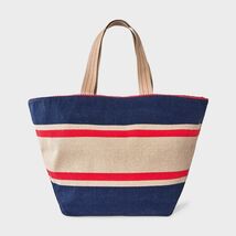 Woven Handbag Red Blue Brown Structured Bag - €18,71 EUR Woven Handbag Red Blue Brown Structured Bag - €18,71 EUR