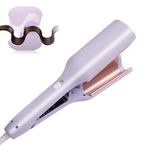 Wave Curling Iron, Anti-Scald Hair Crimper, 2 Barrel Ionic Wavy Hair Cur... - £39.88 GBP