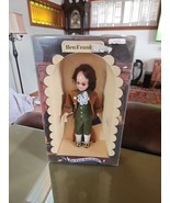 Vintage First Americans 8&quot; Moveable Eyes Dolls Ben Franklin Dandee Doll - $19.30