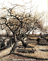 The Parsonage Garden At Nuenen In Winter 8.5x11&quot; Photo Print Van Gogh Landscape - £5.76 GBP