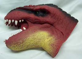 Foluck SOFT SILICONE RUBBER DINOSAUR HEAD HAND PUPPET 6&quot; Pretend Toy Disney - $14.85