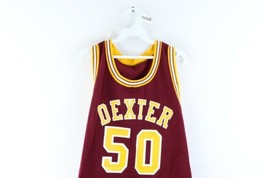 Vintage 70s Russell Athletic Mens 46 Dexter Mesh Basketball Jersey Uniform USA - $97.96
