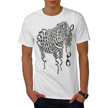 Wellcoda Safari Tape Art Cop Animal Mens T-shirt,  Graphic Design Printed Tee - £14.63 GBP+