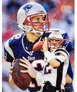 Tom Brady New England Patriots NFL Football Quarterback Art Print 2WC2 - $24.99+
