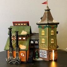 Dept 56 Elfin Forge and Assembly Shop North Pole Village Lighted Building 1995 - £31.65 GBP