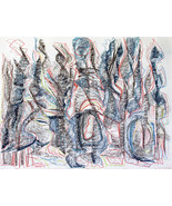 art Drawing original, &quot;Charred forest&quot;, Rene Castillo-Ramos - $340.44 CAD
