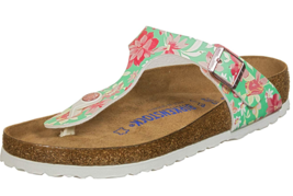 BIRKENSTOCK Gizeh Supernatural Flower Emerald Soft Footbed US 7  EU 38 - $75.99