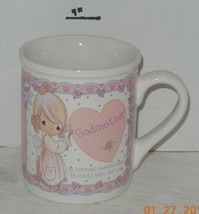 Coffee Mug Cup Precious Moments "Godmother" Ceramic - $9.65
