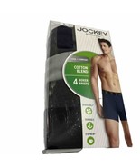 Jockey Mens 4Pack Boxer Briefs Underwear Cotton Active Blend Small 28-30... - £17.13 GBP