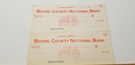 Vtg Missouri Blank Check Boone County National Bank Columbia Mo Counter Pad D0 - £6.73 GBP