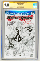 CGC SS 9.8 Harley Quinn #1 Sketch Variant SIGNED Amanda Conner &amp; Jimmy Palmiotti - $158.39