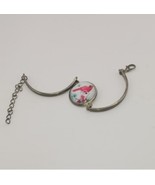 Red Bird Alloy Glass Stone Pendant  Bracelet - $15.04 CAD