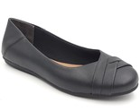 Style &amp; Co Women Slip On Ballet Flats Sennette Size US 6M Black Smooth - $32.67