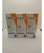 *READ* 3X CeraVe Hydrating Mineral Sunscreen SPF 30 Face Lightweight, 2.... - $19.99