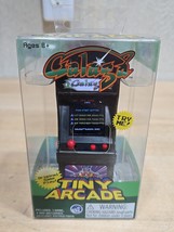 Tiny Arcade Galaga Miniature Game Multicolor Keychain Bandai Namco Joystick - $23.69