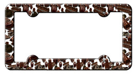 Chocolate Bars Novelty Metal License Plate Frame LPF-022 - £14.87 GBP