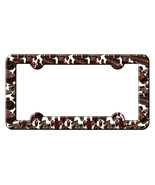 Chocolate Bars Novelty Metal License Plate Frame LPF-022 - £15.14 GBP