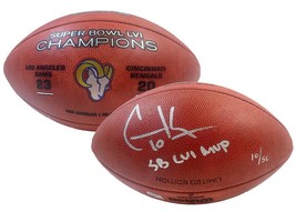 COOPER KUPP Autographed &quot;SB LVI MVP&quot; Super Bowl Champ Football FANATICS ... - $29,881.78 MXN