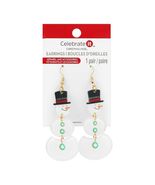 Celebrate It Snowman Christmas Dangling Earrings - $15.83