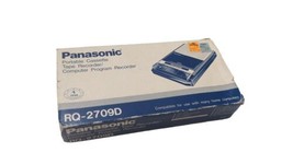 RQ-2709D Panasonic Portable Cassette Tape &amp; Computer Program Recorder - $29.69