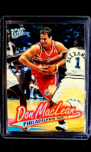 1996 1996-97 Fleer Ultra #230 Don MacLean Philadelphia 76ers Basketball Card - £1.33 GBP