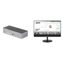 StarTech.com USB C Dock - 4K 60Hz Quad Monitor DisplayPort &amp; HDMI - Univ... - $261.85