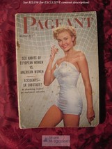 RARE Pageant Magazine March 1951 Lisa Farrell Rudolph Valentino Victor Lasky - £9.49 GBP