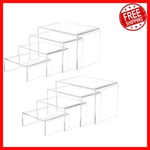 8-Piece Clear Acrylic Display Risers - Elevate Cupcakes &amp; Desserts Elega... - $463.93 MXN