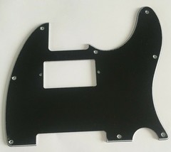 Guitar Pickguard For Fender Tele 8 Hole Humbucker Style,3 Ply Black - £11.16 GBP