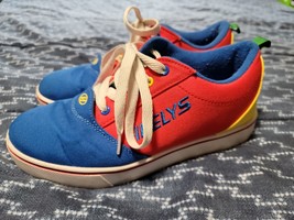 Heelys GR8 Pro 20 Roller Skate Sneakers Shoes Red Blue Yellow US 7 EUR 39 Used - £21.54 GBP