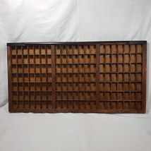 Antique Printers Drawer Letterpress Type Tray Wooden Hamilton Equal Size... - $98.01