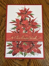 A Christmas Wish Christmas Card &amp; Envelope Hallmark Free Shipping - $4.41
