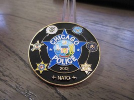 NATO Summit Chicago 2012 Chicago Police Secret Service USSS CPD Challenge Coin - £35.03 GBP