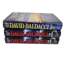  Lot 3 Books Hardcover By Baldacci, David 2 The Edge &amp; Simply Lies VERY GOOD - £7.94 GBP